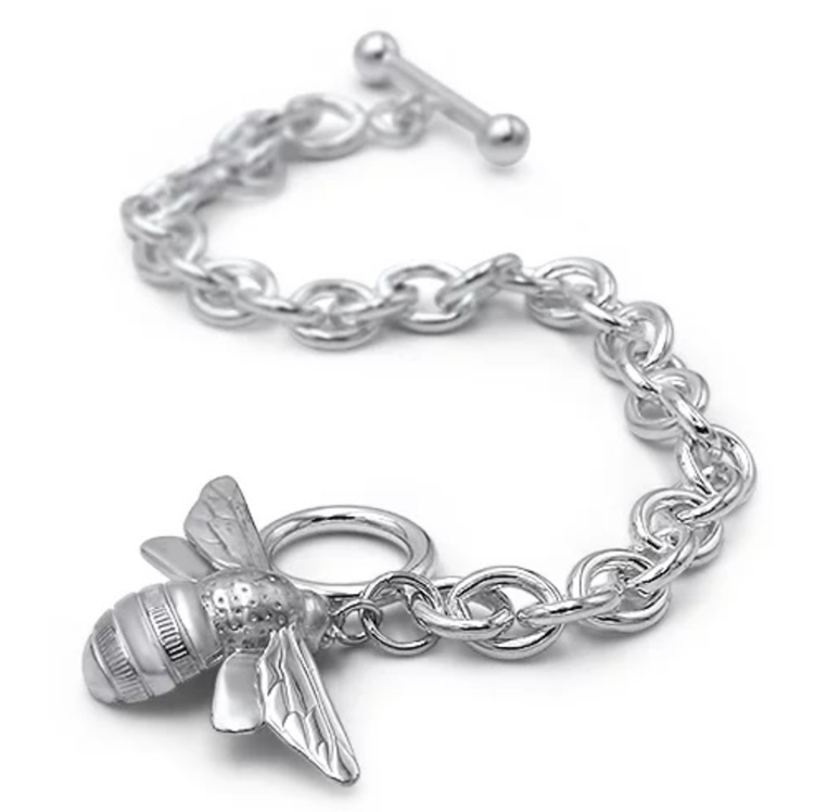 CFJ Bees Large Bombus Charm Bracelet