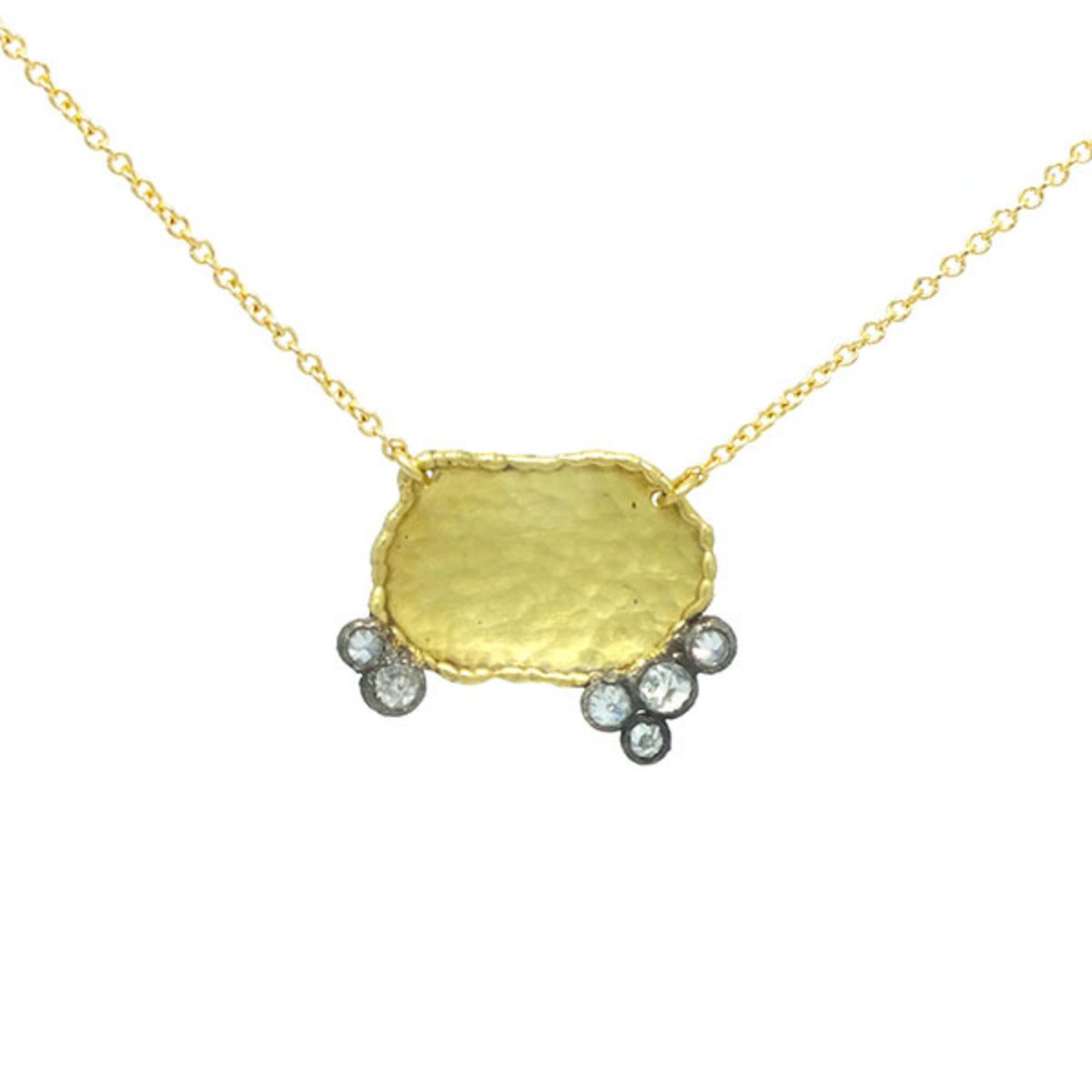 Contemporary sales diamond pendant