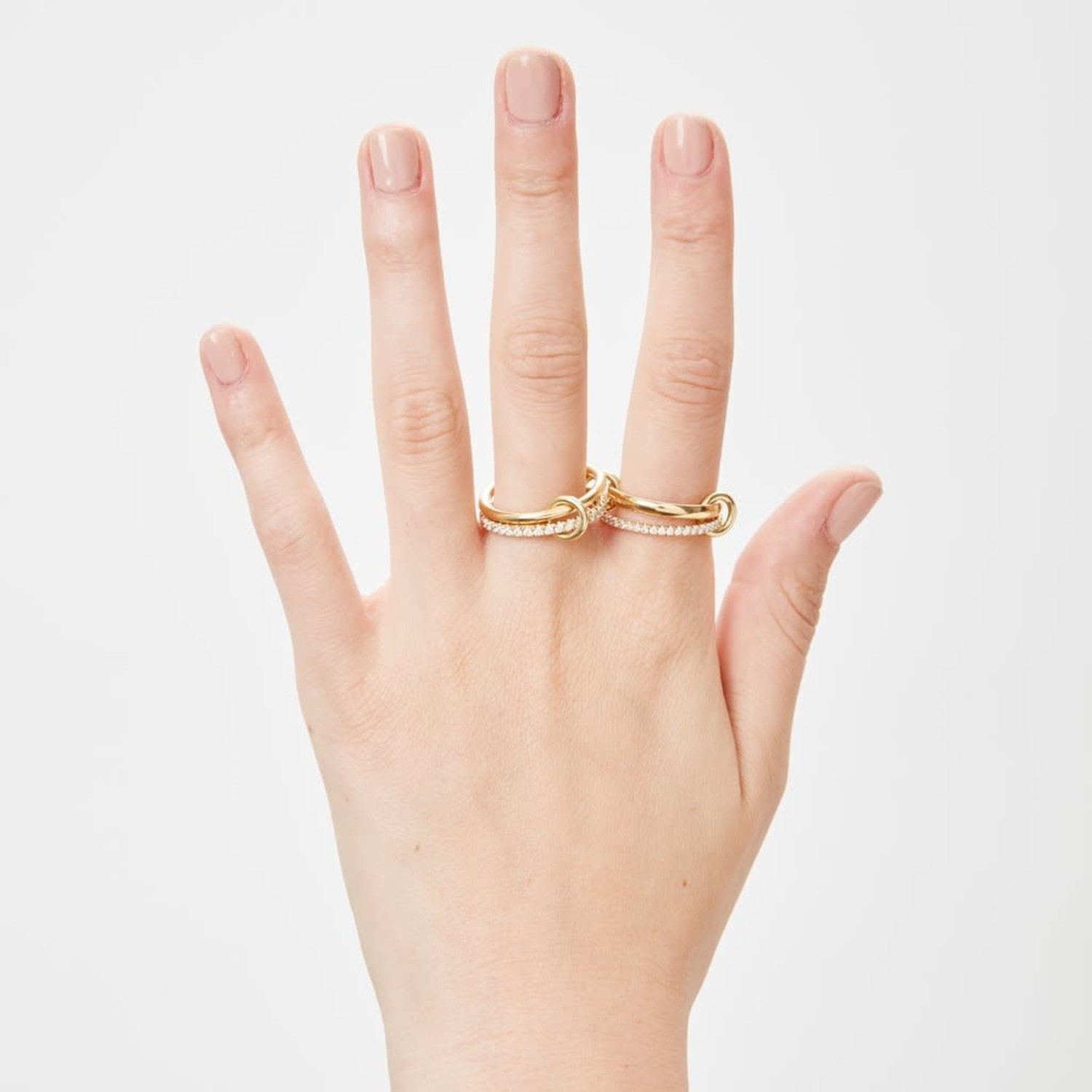 Polaris YG Ring: Elegant 18k Gold & Diamonds | Element 79