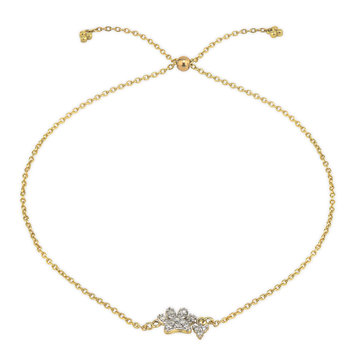 Jude Frances Petites Pave Paw Bracelet