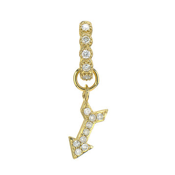 Jude Frances Petite Pave Diamond Arrow Charm