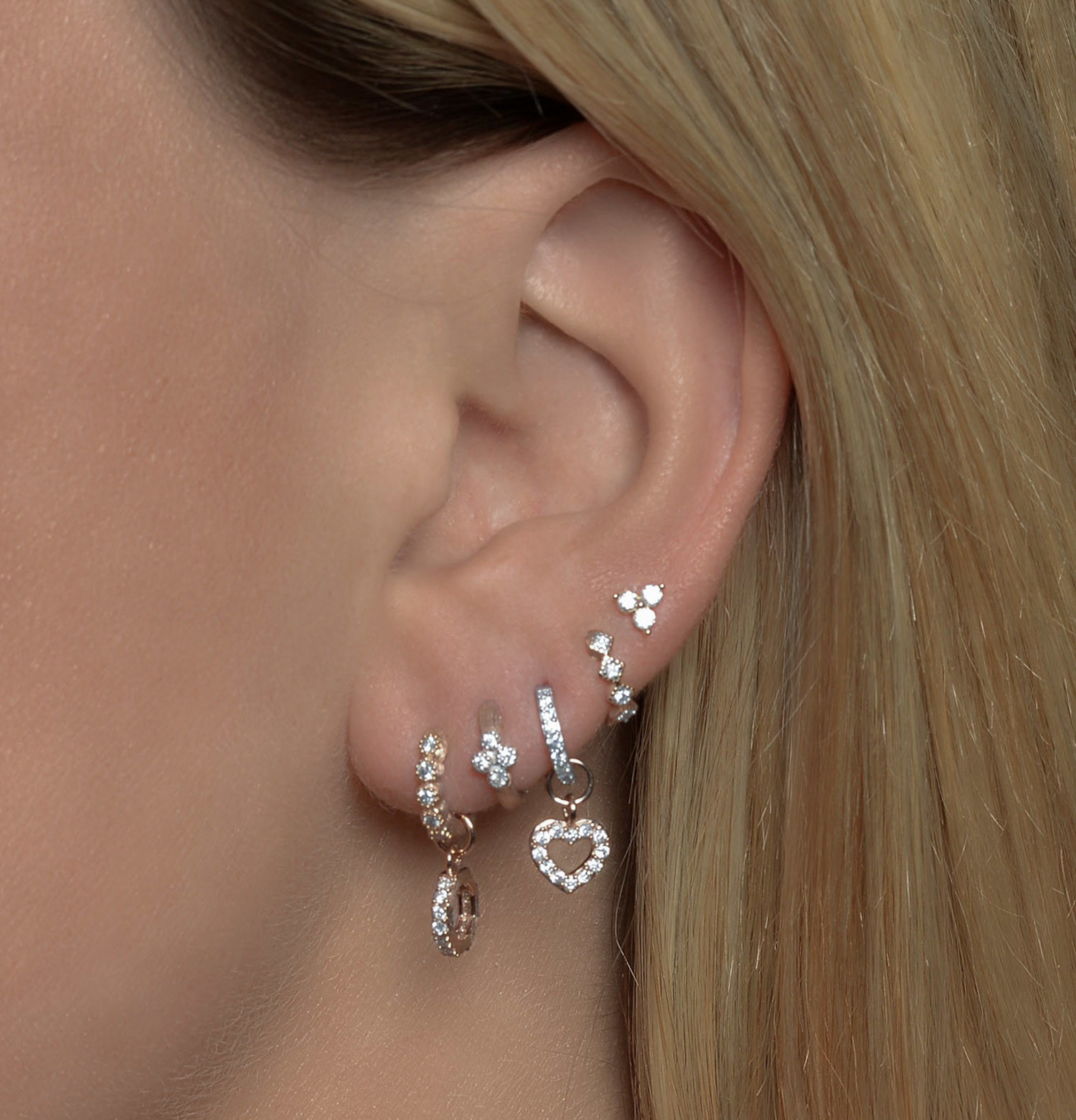 Diamond Earrings, Diamond Studs, Diamond Hoops