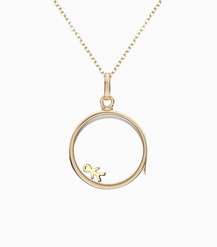 Loquet 18k Boy Charm