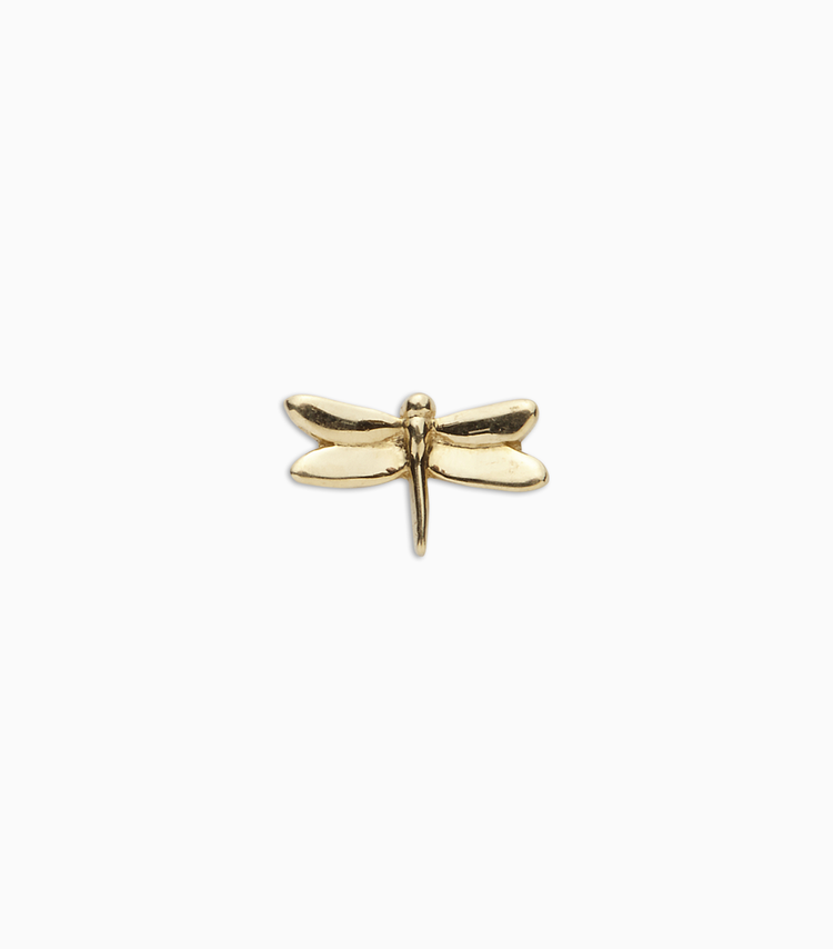 Loquet 18k Dragonfly Charm