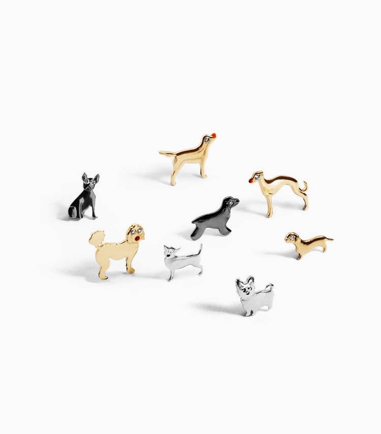 Loquet 18k Diamond French Bulldog Charm