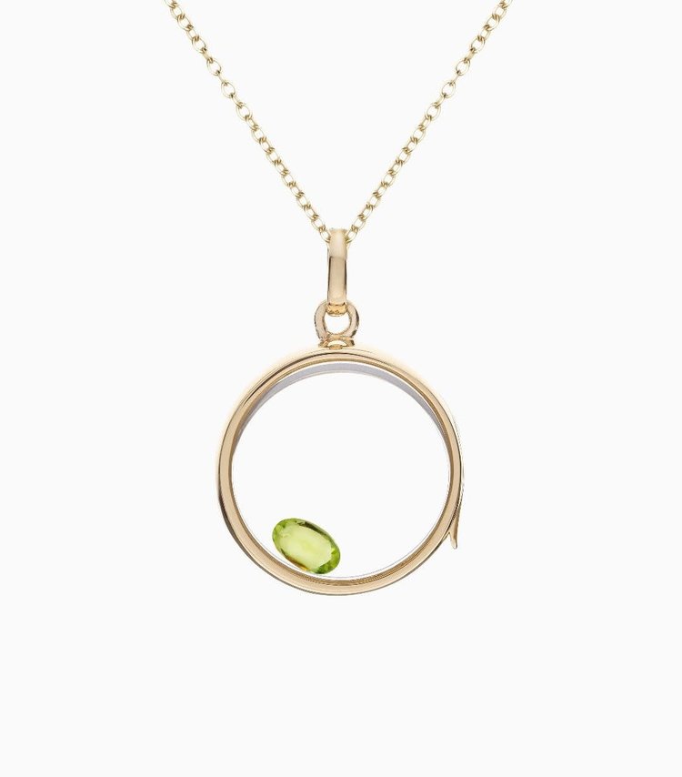 Loquet Peridot Gemstone Charm