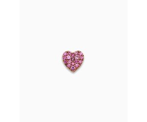 Classic Tiny Pink Sapphire Earring Charms TSC26S21-PS-WD-Y