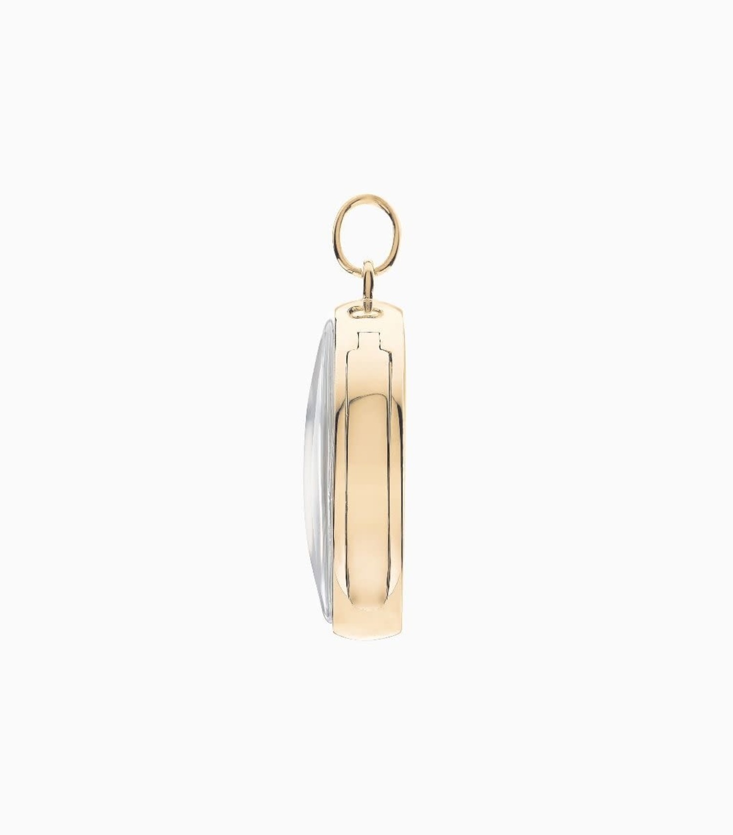 14k Yellow Gold Locket - Element 79 Contemporary Jewelry