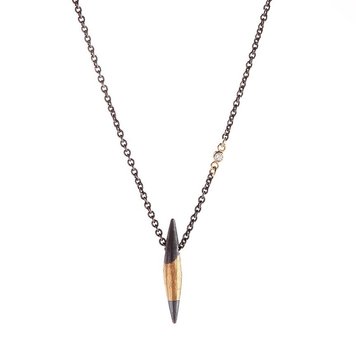 CFJ Fusion Small Quill Diamond Pendant Necklace