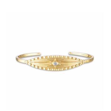 Pamela Zamore / Gold Marquise Star Cuff