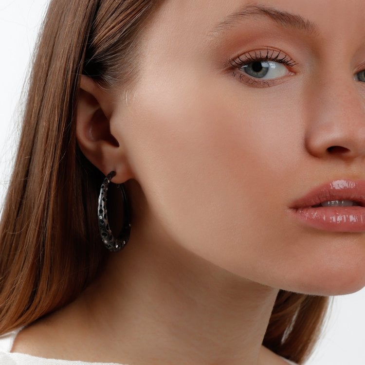 Dana Bronfman Oversized Oculus Hoops