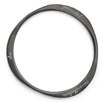 Dana Bronfman Dark Night Engraved Tri Bangle
