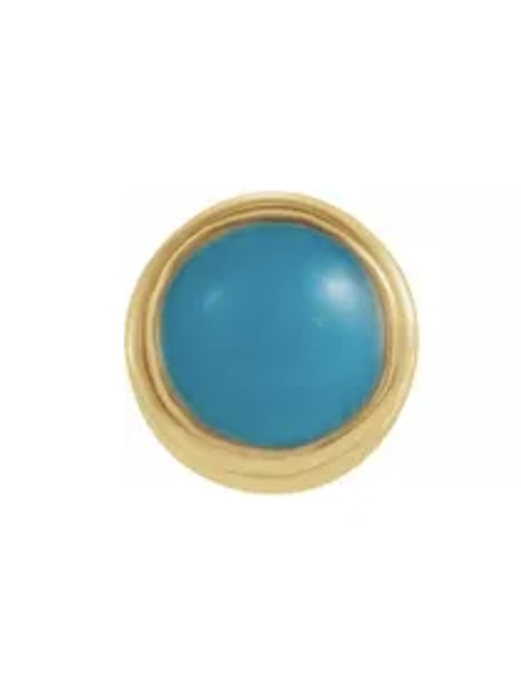 Elements by E79 Single Turquoise Stud Earring
