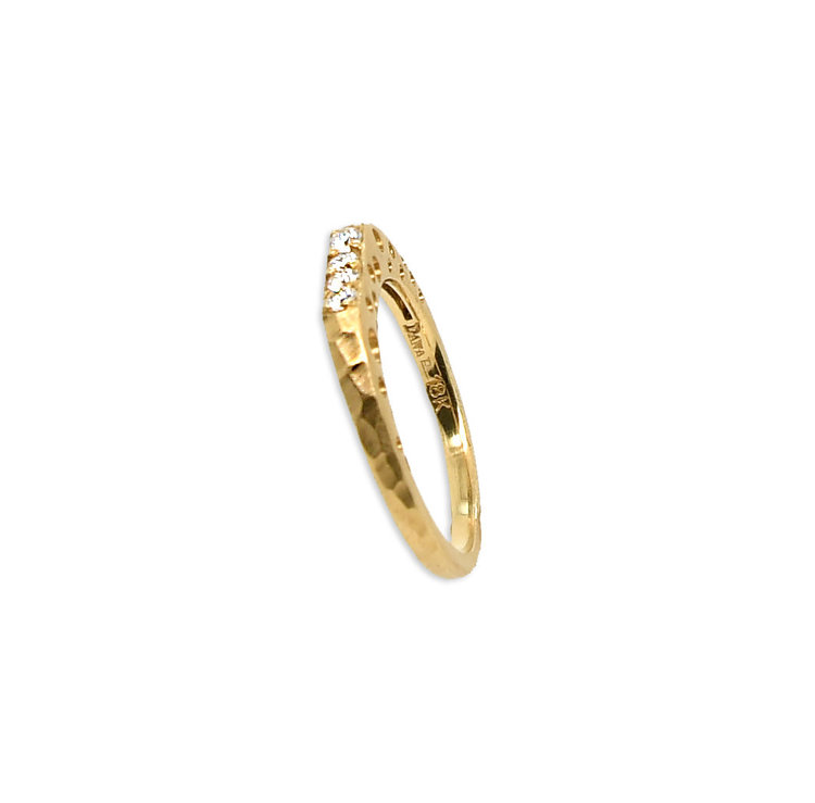 Dana Bronfman Oculus Yellow Gold Bar Stack Ring