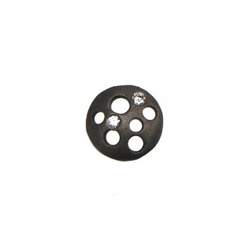 Dana Bronfman Blackened Coin Single Stud Earring