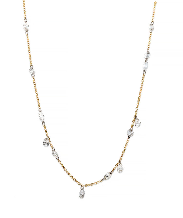 TAP Free Set Diamond Necklace 1.75cts