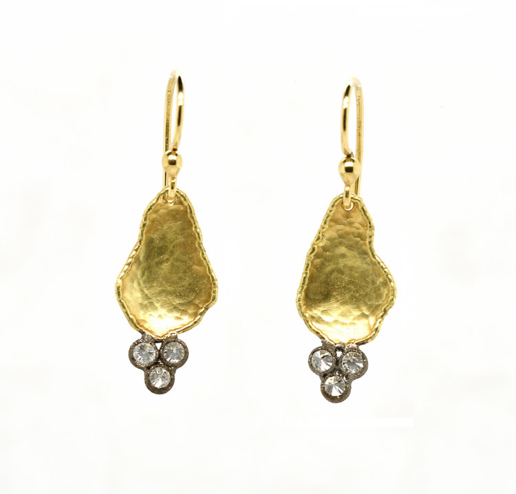 TAP Tear Drop Diamond Earrings