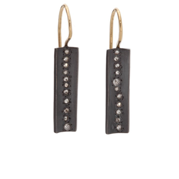 TAP Rectangle Diamond Earrings