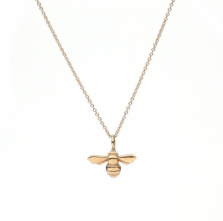CFJ Bees Tiny Bee Pendant  Gold