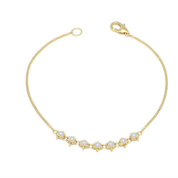 Amali Pearl Textile Station Bracelet