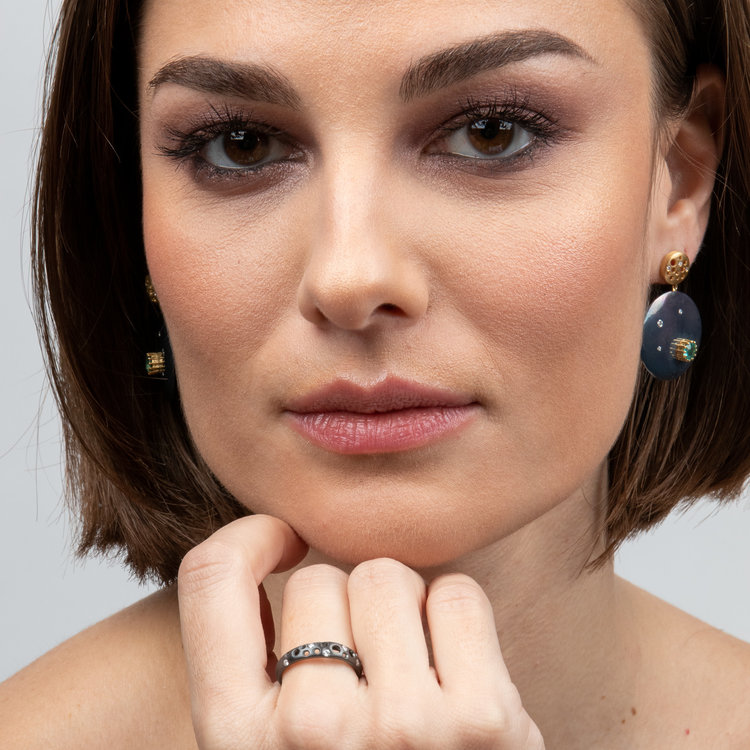 Dana Bronfman Oculus Rhodium Ring