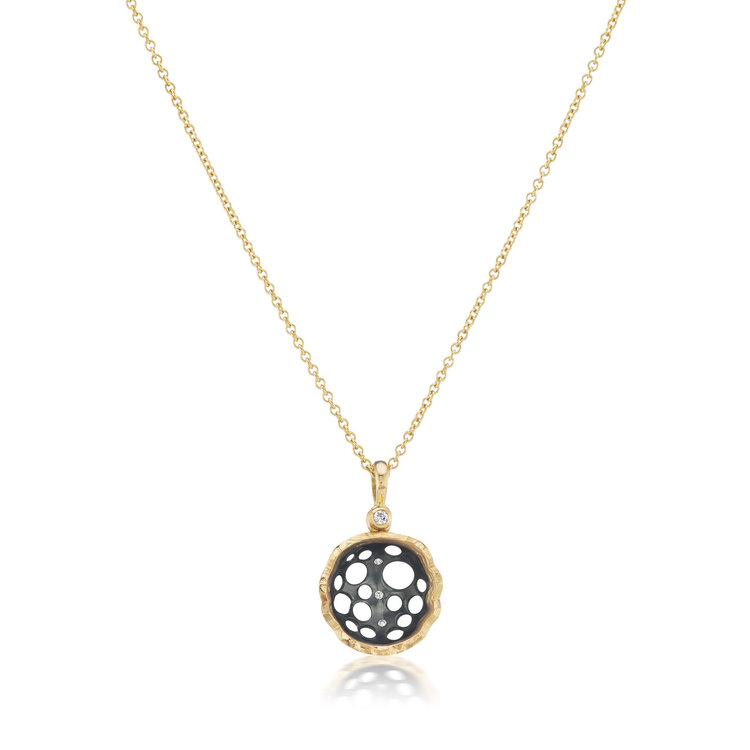 Dana Bronfman Open Lily Necklace