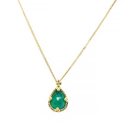 Amali Emerald One of Kind Necklace