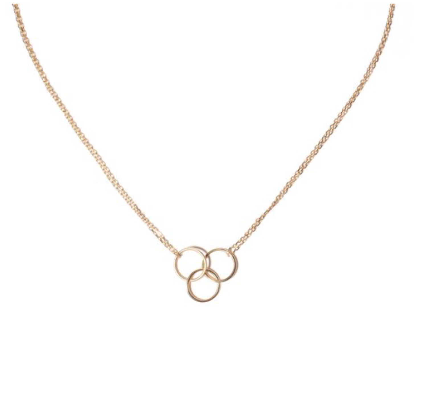 three circle necklace