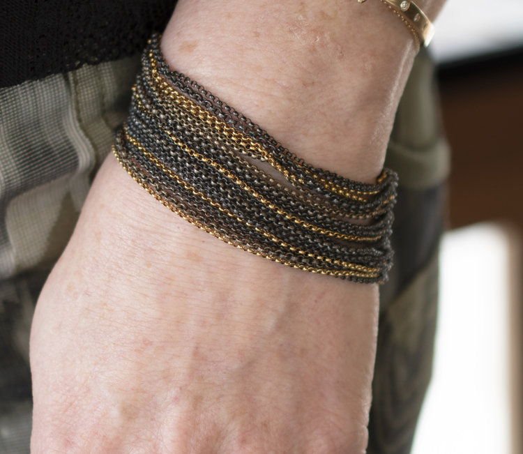 CFJ Fusion Mixed Chain Bracelet