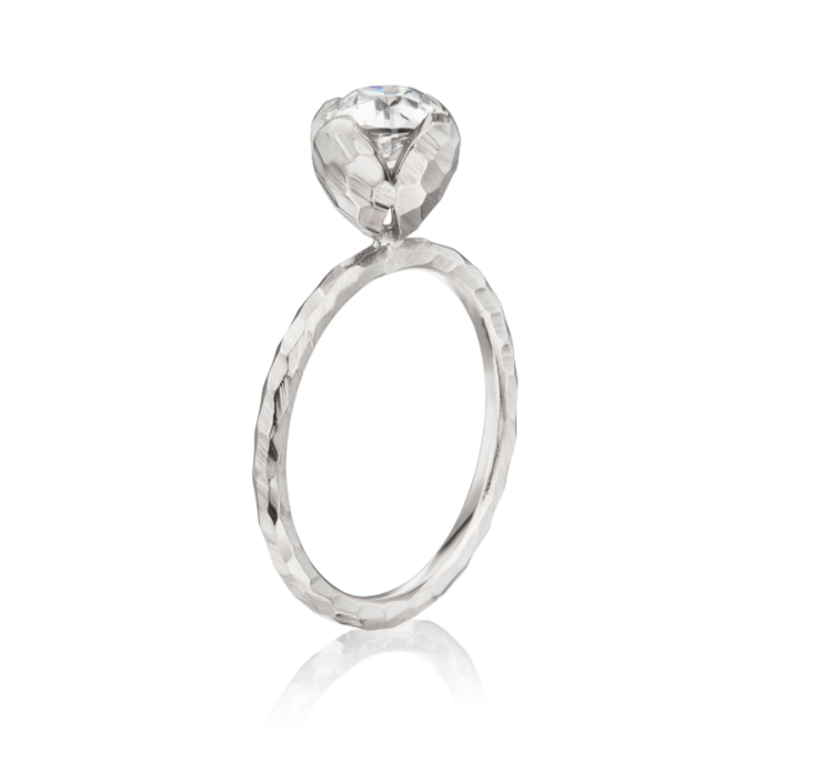 Dana Bronfman Petal Set Solitaire Ring