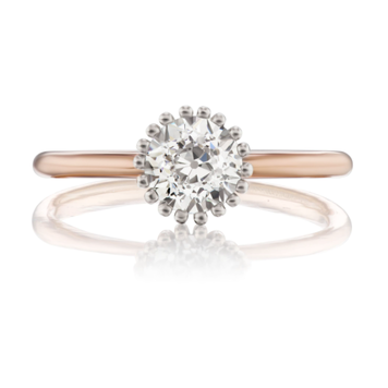 Dana Bronfman Pronged Bezel Solitaire Ring