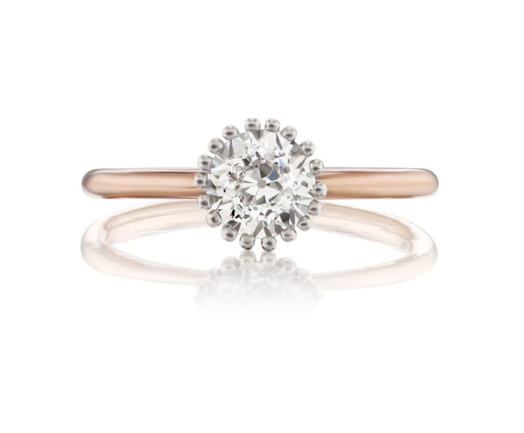 Dana Bronfman Pronged Bezel Solitaire Ring