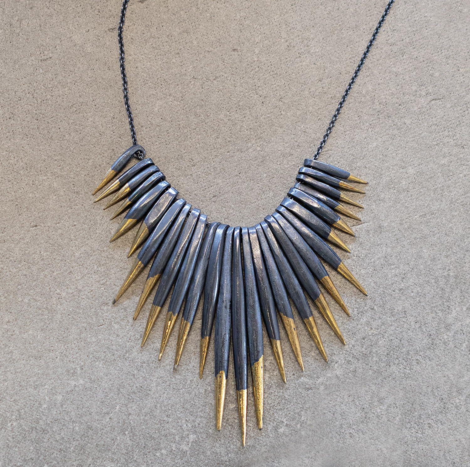 cfj fusion 27 quill necklace