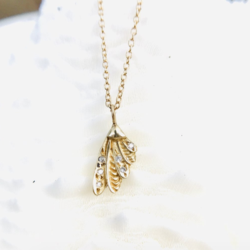 Robin Haley Diamond Angel Wing Necklace