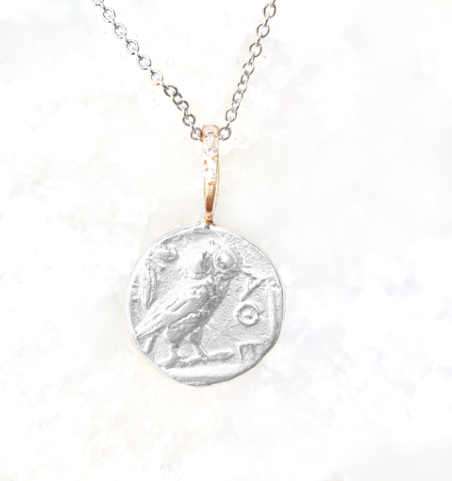 Sterling Silver Owl Necklace - Element 
