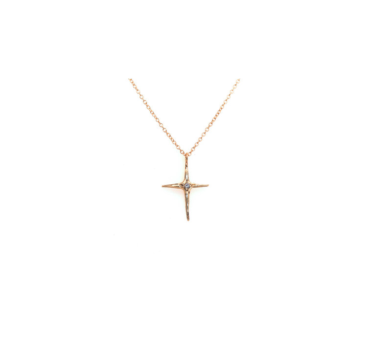 Robin Haley Diamond Cross Necklace