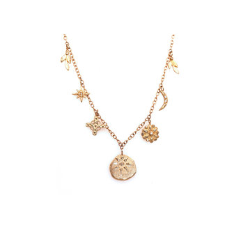 Robin Haley 7 Charm Artifact Necklace