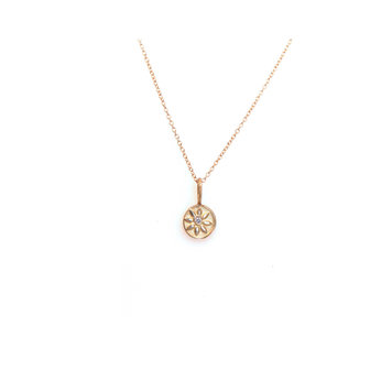 Robin Haley Diamond Lotus Necklace