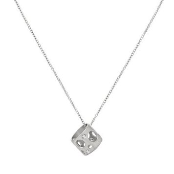 Dana Bronfman Small White Gold Holly Pendant