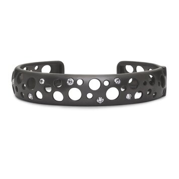 Dana Bronfman Black Holly Click Hinge Cuff Bracelet
