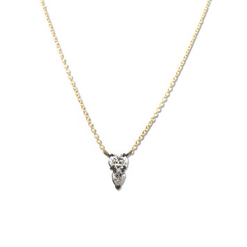 TAP Oval and Pear Diamond Small Pendant