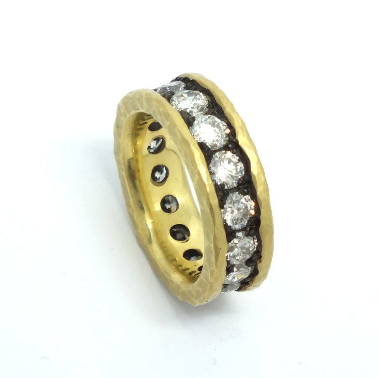 TAP Wide Diamond Eternity Band