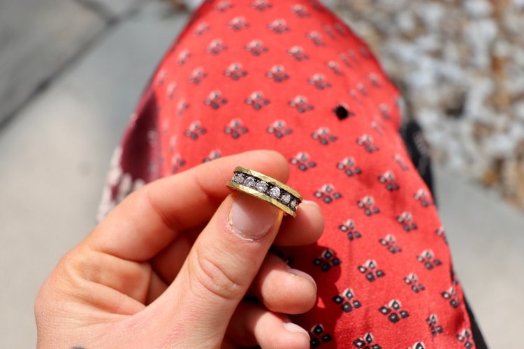 TAP Wide Diamond Eternity Band