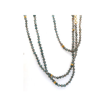 Lena Skadegard Long Zircon Strand Necklace