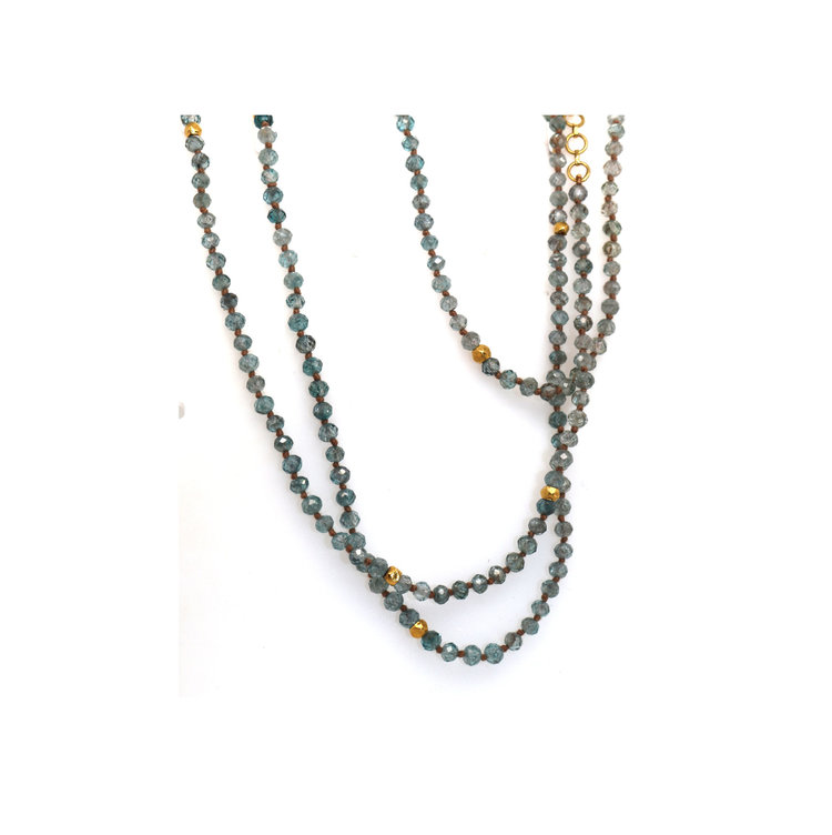 Lena Skadegard Long Zircon Strand Necklace