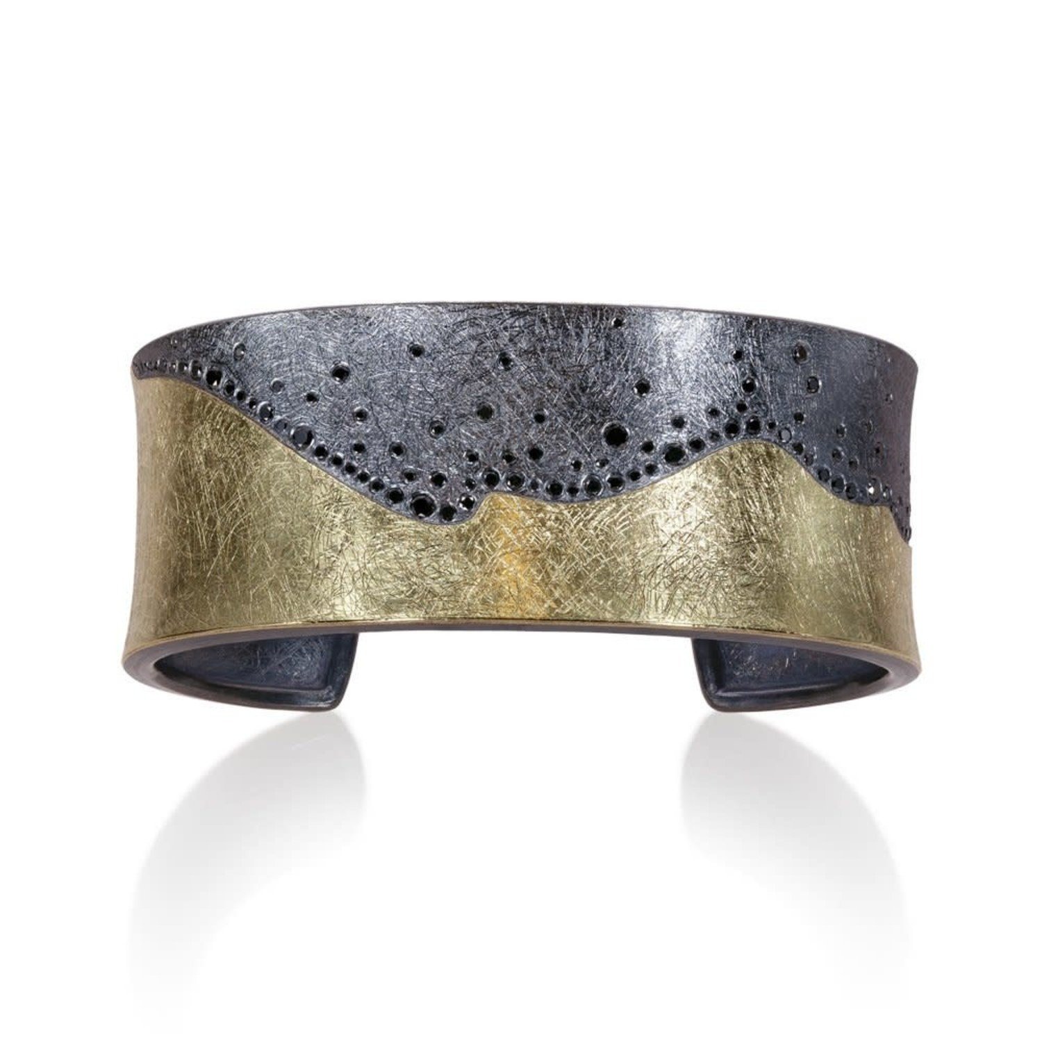 Todd Reed Palladium and Sterling Silver Men's Cuff Bracelet