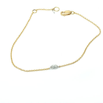 TAP Marquise Diamond Chain Bracelet