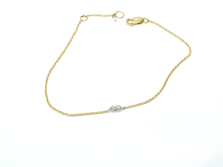 TAP Marquise Diamond Chain Bracelet