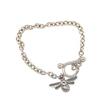 CFJ Bees Charm Bracelet Bombus Small Silver
