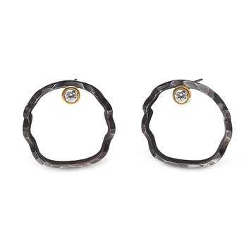 Dana Bronfman Open Silhouette Stud Earrings
